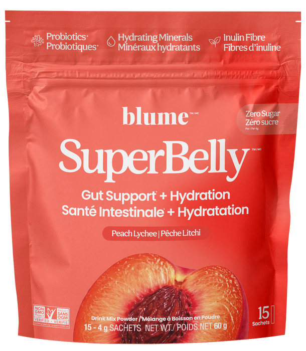 Blume - Superbelly Peach Lychee Pouch, 15x4 g