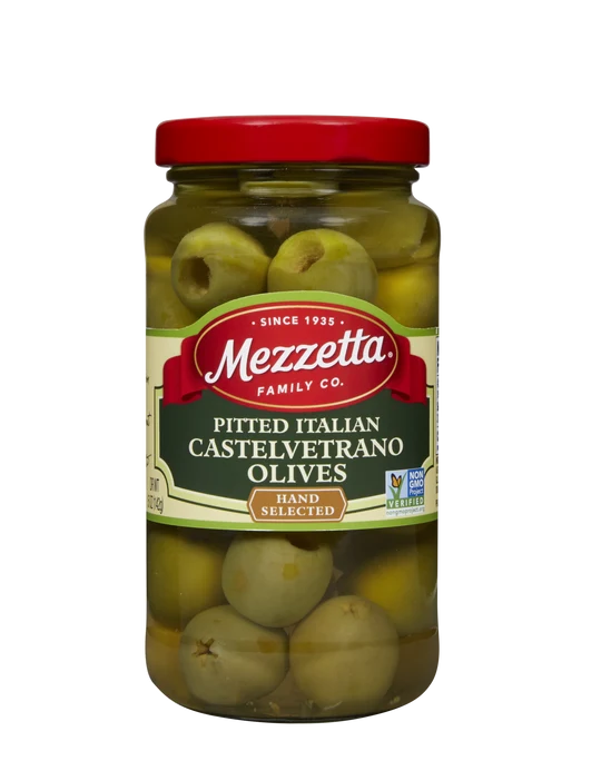 Mezzetta - Pitted Castelvetrano Olives, 398 mL