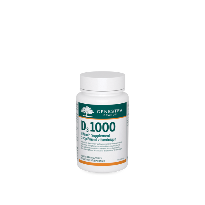 Genestra - D3 1000, 90 Vcaps