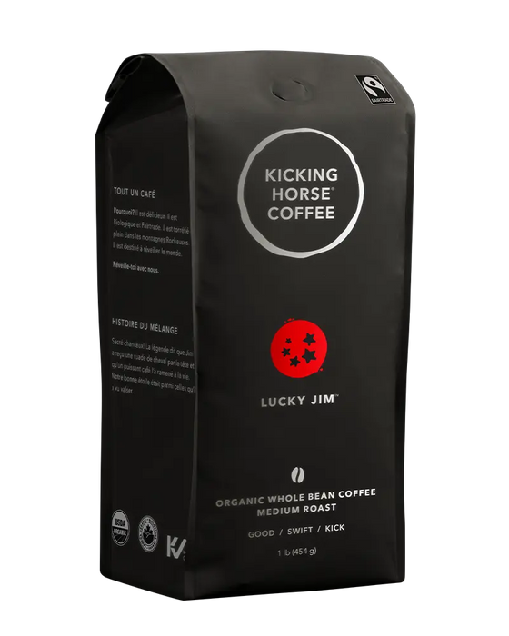 Kicking Horse Coffee - Lucky Jim - Whole Bean, 454 g