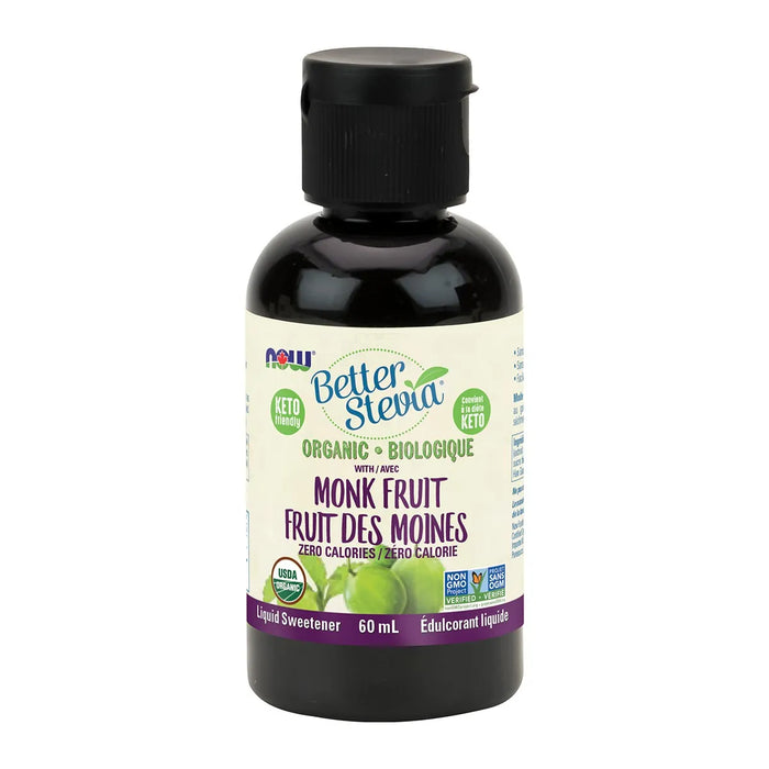 NOW - Better Stevia With Monk Fruit, 60 mL