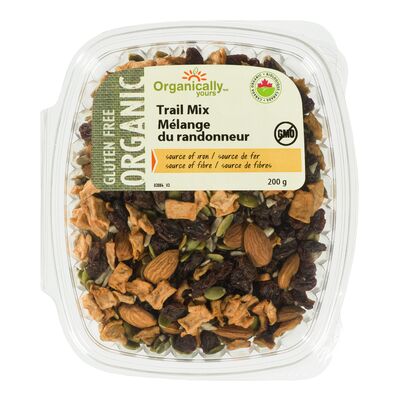 Organically Yours - Organic Trail Mix, 200 g