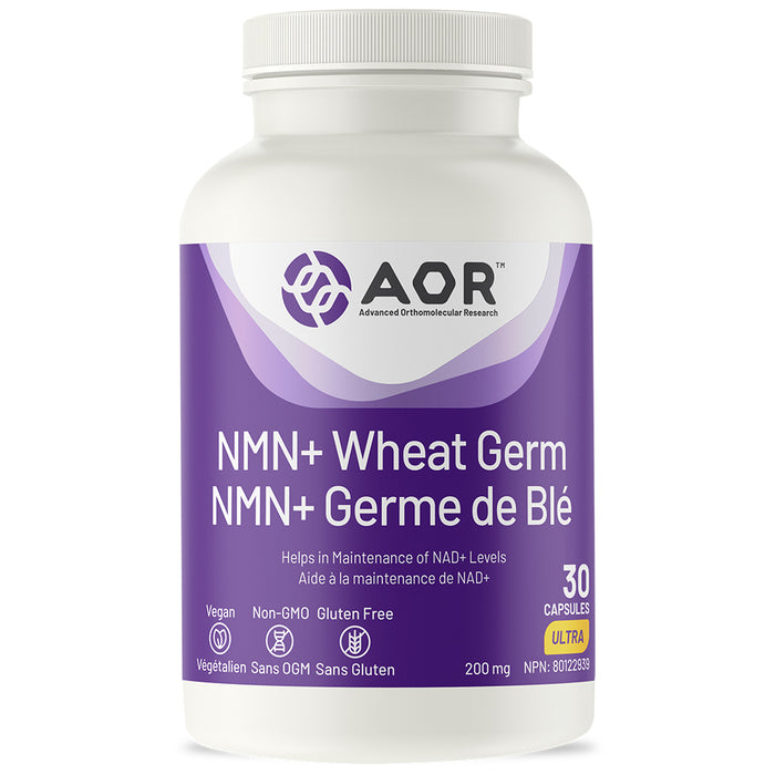 AOR - NMN + Wheat Germ, 30 Caps