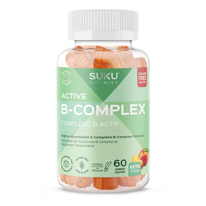 SUKU Vitamins - Active B-Complex, 60 gummies
