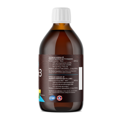 AquaOmega - High EPA Omega-3, Lemon Flavour, 450ml