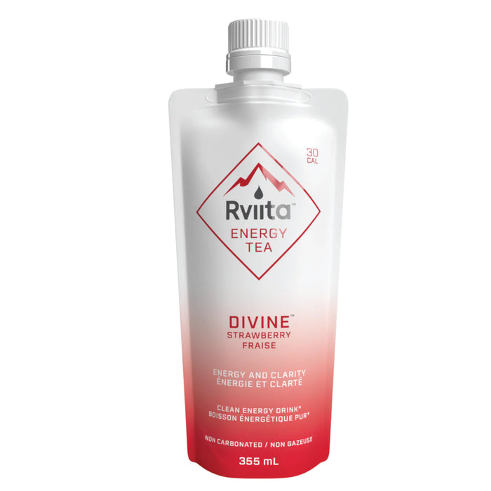 Rviita Energy Tea - Energy Tea Divine Strawberry, 355 mL