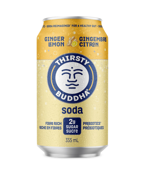 Thirsty Buddha - Ginger Lemon, 355 mL
