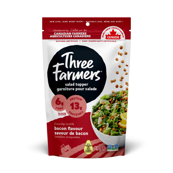 Three Farmers - Salad Topper - Bacon, 140 g