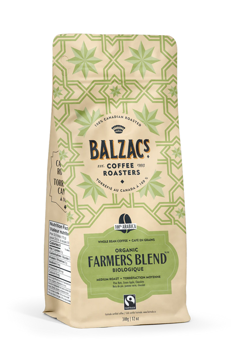 Balzac's - Farmer's Blend, Whole Bean, 340 g