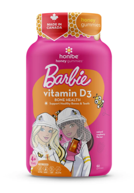 Honibe - Barbie - Vitamin D3, 60 Gummies