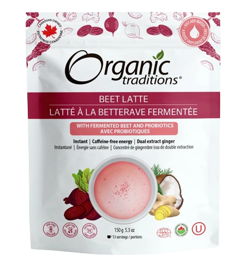 Organic Traditions - Latte, Beet With Probiotics, 150 g