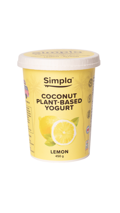 Simpla - Coconut Yogurt - Lemon, 450 g