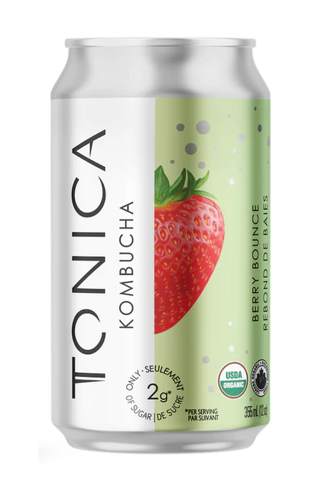 Tonica - Low Sugar Berrry Bounce Kombucha, 355 mL