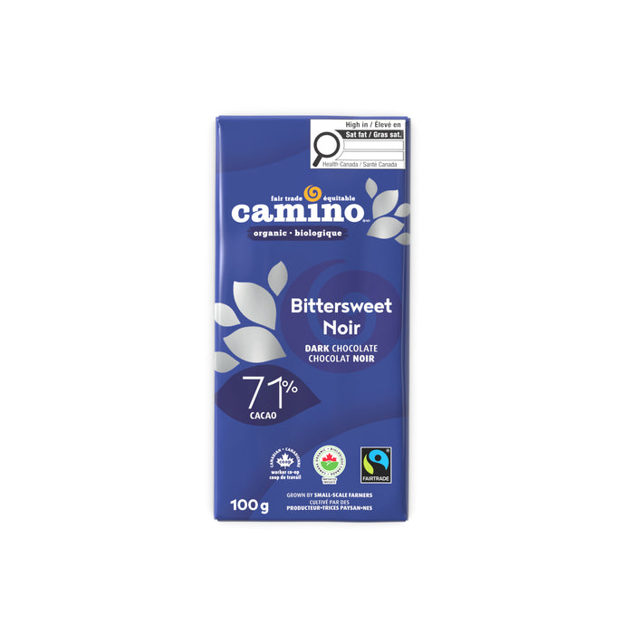 Camino - Bittersweet Chocolate Bar, 100 g