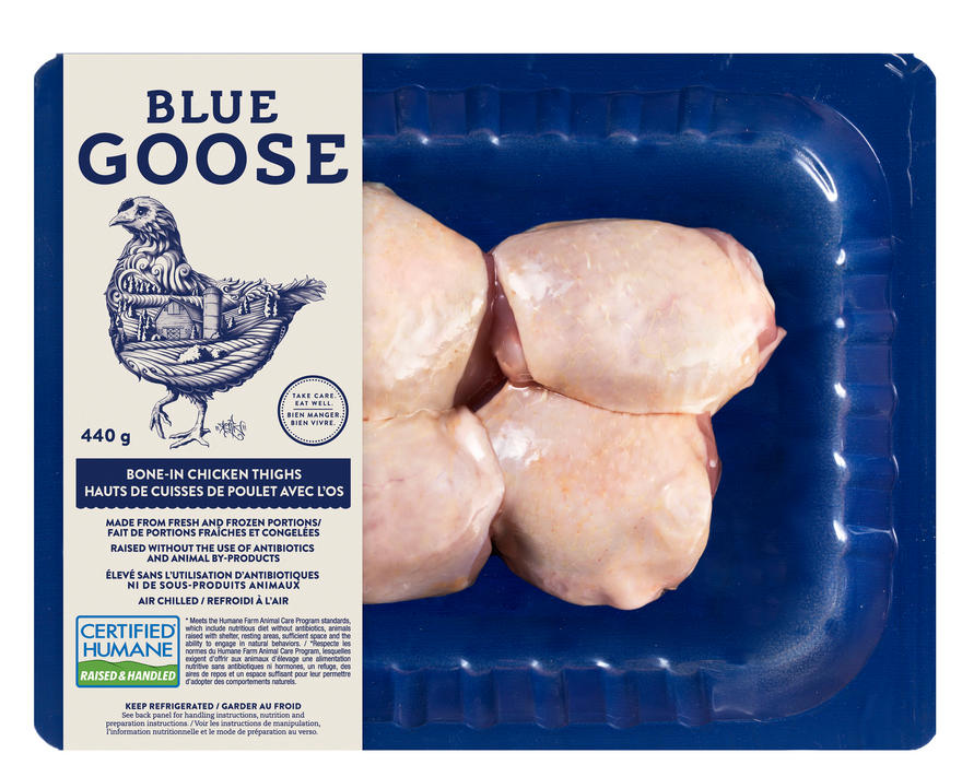 Blue Goose - Bone In Chicken Thighs