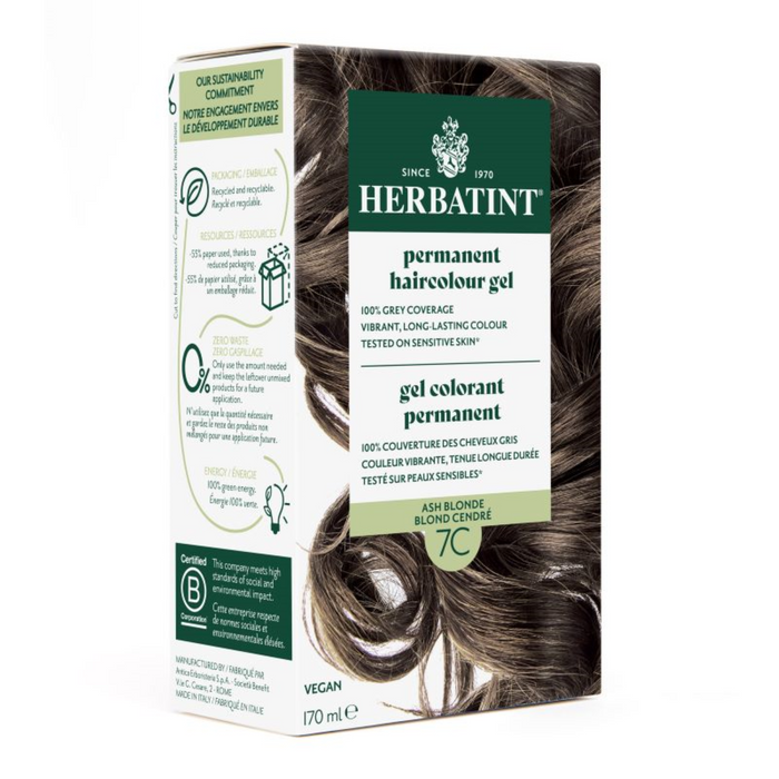 Herbatint - Ash Blonde 7C, 170 mL