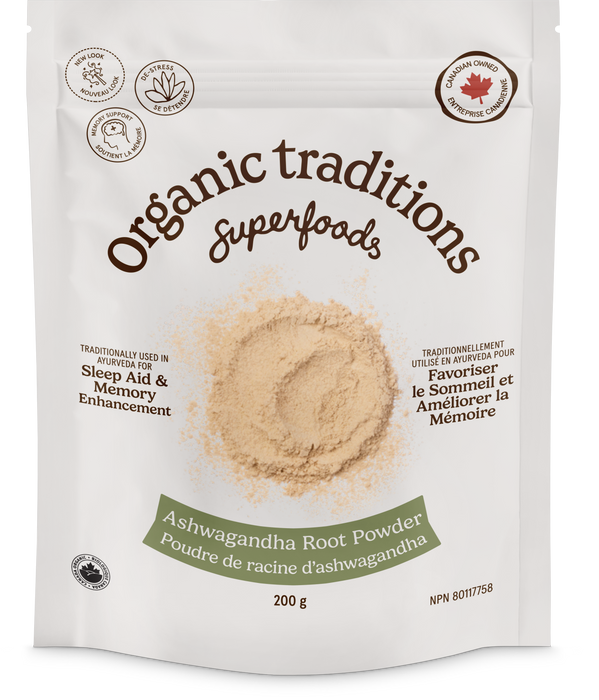 Organic Traditions - Ashwagandha Root Powder, 200 g