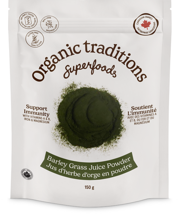 Organic Traditions - Barley Grass Juice Powder, 150 g