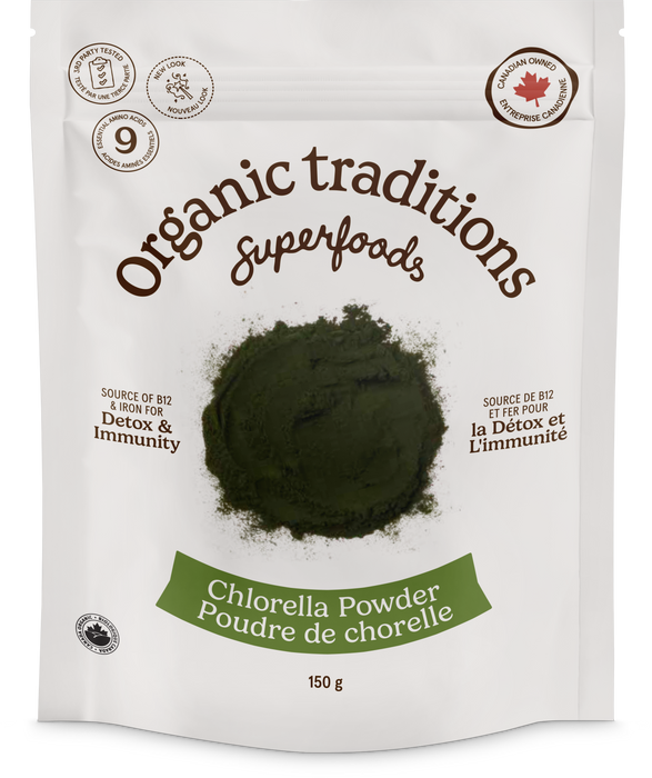 Organic Traditions - Chlorella Powder - 150 g