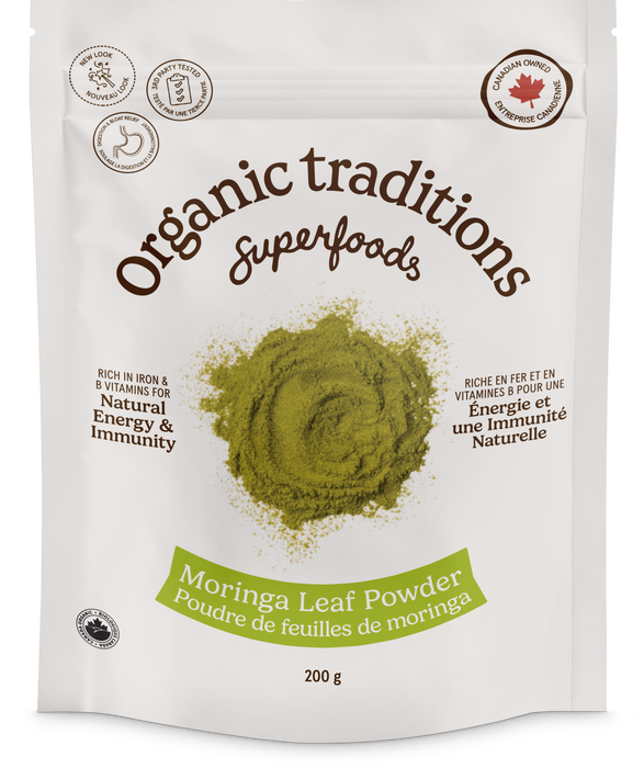 Organic Traditions - Moringa Leaf Powder, 200 g