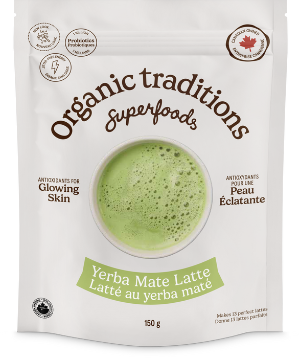 Organic Traditions - Latte - Yerba Mate Mint, 150 g