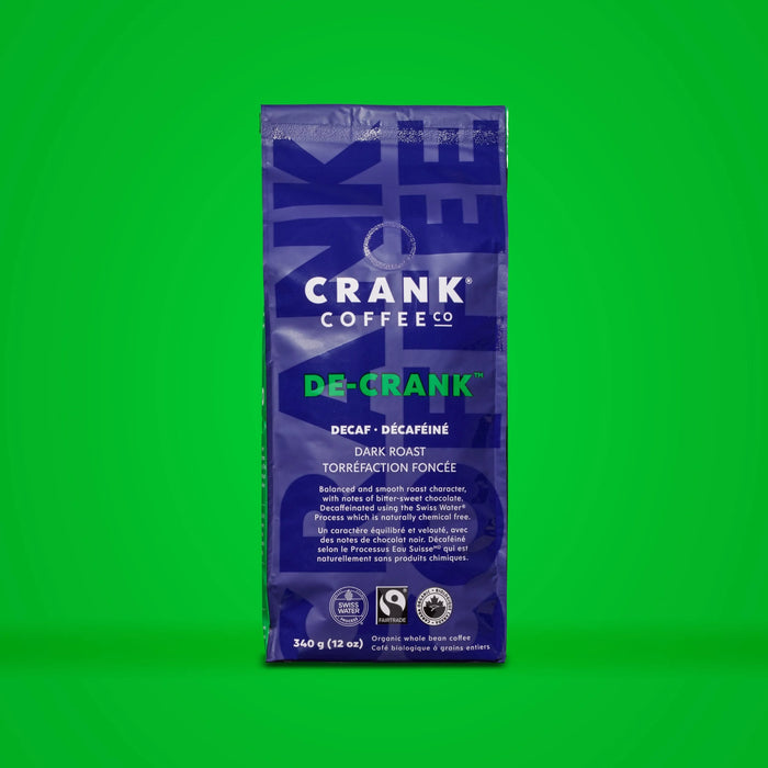 Crank - Organic Coffee Decaf Dark Roast, 340 g