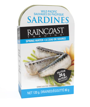 Raincoast Trading - Wild Pacific Sardines in Water, 120 g