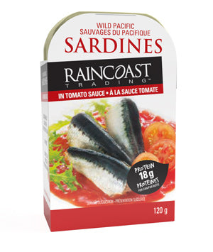 Raincoast Trading - Wild Pacific Sardines Tomato, 120 g