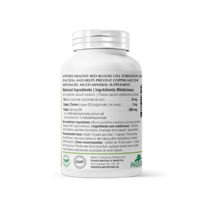 Provita - Copper Zinc Balance, 90 Vcaps