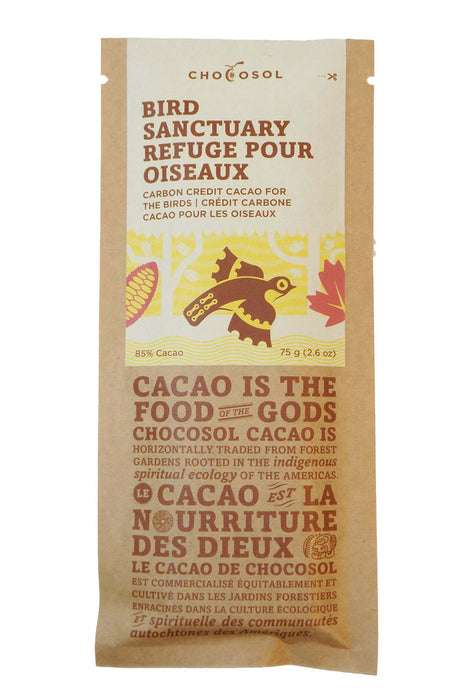 Chocosol - Bird Sanctuary 85%, 75 g