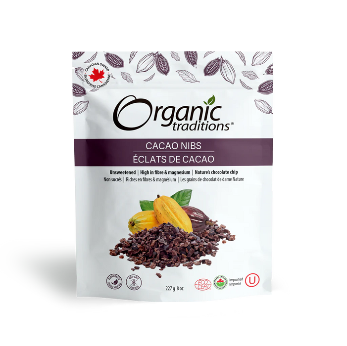 Organic Traditions - Cacao Nibs, 227 g