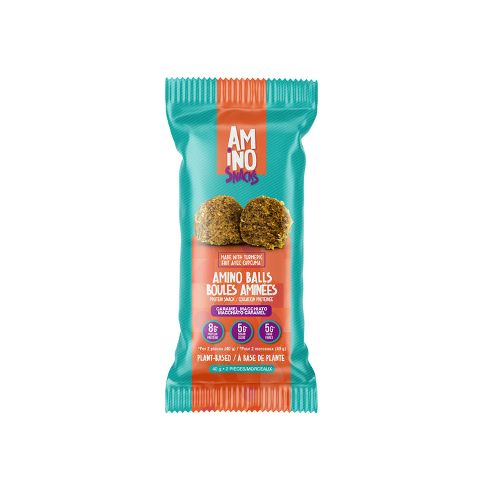 Amino Snacks - Amino Balls Caramel Macchiato, 40 g