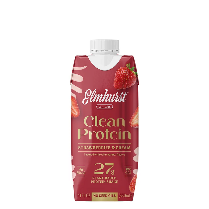 Elmhurst - Clean Protein Strawberry, 330 mL x 4