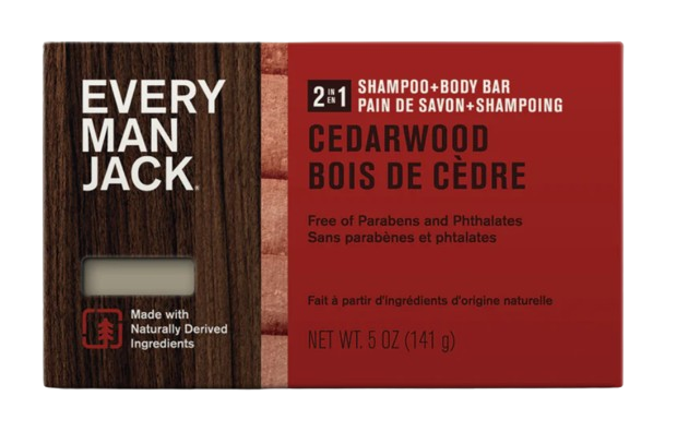 Every Man Jack - Shampoo & Body Bar - Cedarwood, 141 g