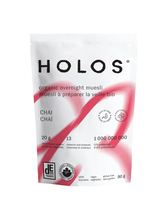 HOLOS Foods Inc - Overnight Muesli - Chai, 90 g