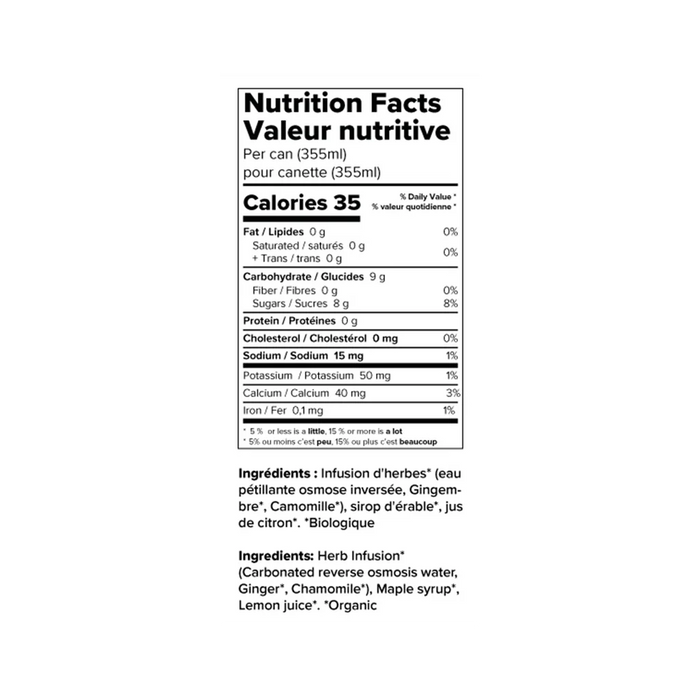 Healtea - Ginger & Chamomile, 355 mL