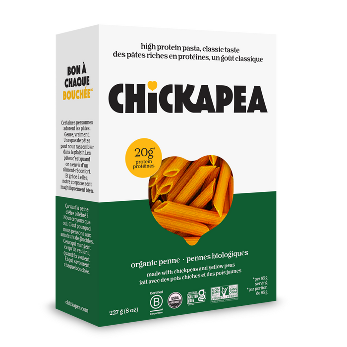 Chickapea Pasta - Organic Penne, 227 g