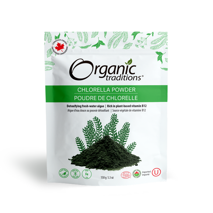 Organic Traditions - Chlorella Powder - 150 g