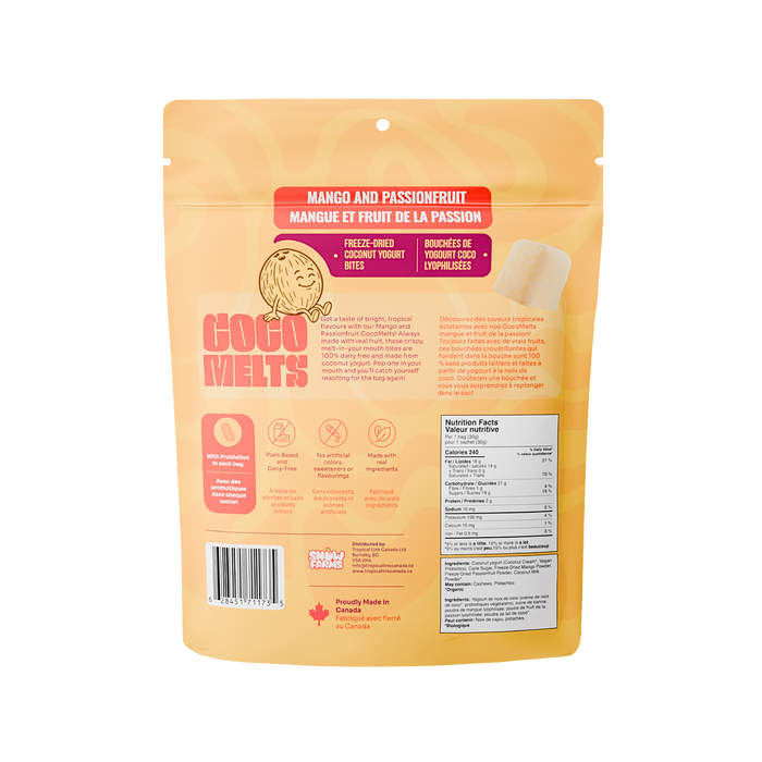 Snow Farms - Coco Melts Mango & Passionfruit, 30 g