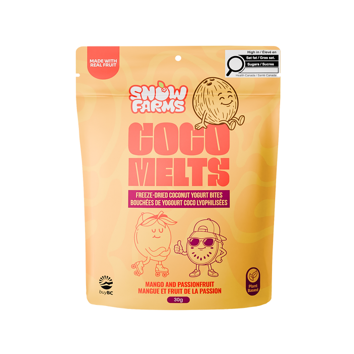 Snow Farms - Coco Melts Mango & Passionfruit, 30 g