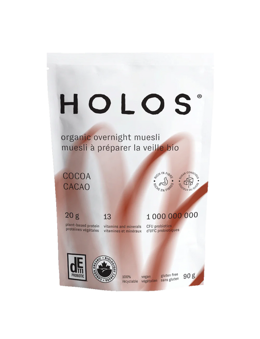 HOLOS Foods Inc - Overnight Muesli - Cocoa, 90 g