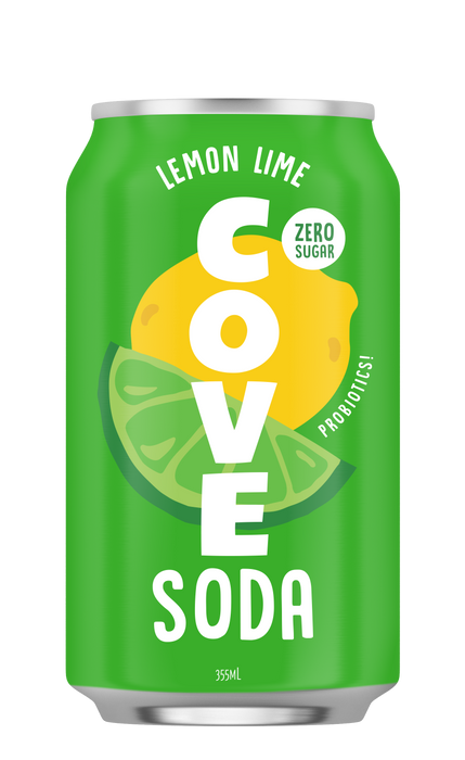 Cove - Lemon Lime Soda, 355 mL