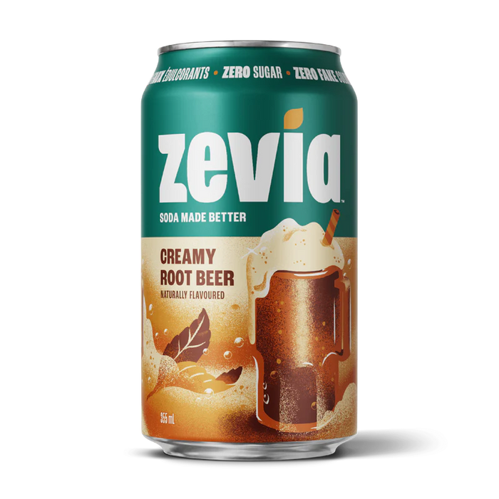 Zevia - Creamy Root Beer, 355 mL