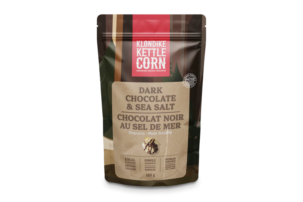 Klondike Kettle Corn - Dark Chocolate & Sea Salt, 90 g