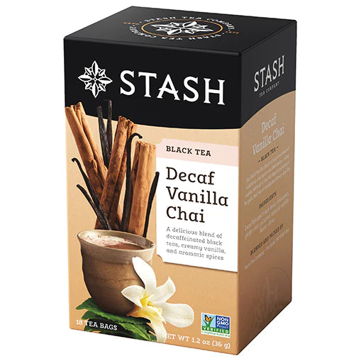 Stash - Decaf Vanilla Chai Tea - 18 Count