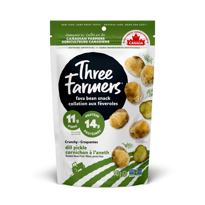Three Farmers - Roasted Fava Beans, Dill Pickle, 140 g