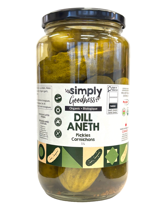 Simply Goodness - Organic Dill Pickles, 1 L