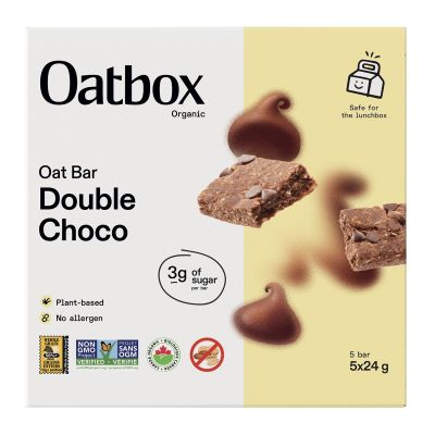 Oatbox - Double Chocolate Oat Bar, 5x 24g