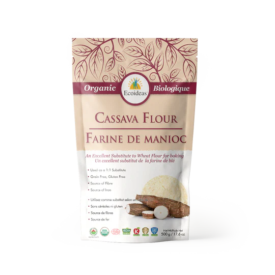 Ecoideas - Organic Cassava Flour, 500 g