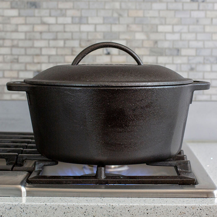 Lodge - Cast Iron Dutch Oven, 5 Quart (4.73 L)